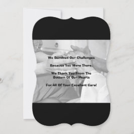 3,5 x 5 tum stort tack för ditt kort till