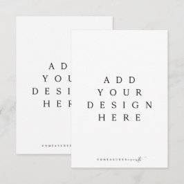 3,5 x 5-tums kortutskrift inbjudningar