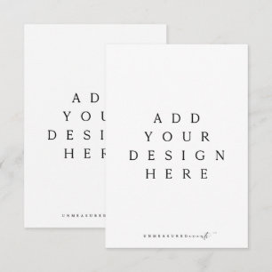 3,5 x 5-tums kortutskrift inbjudningar