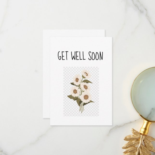 3,5 x 5-tums PostCard Tack Kort (Fram/Back In Situ)