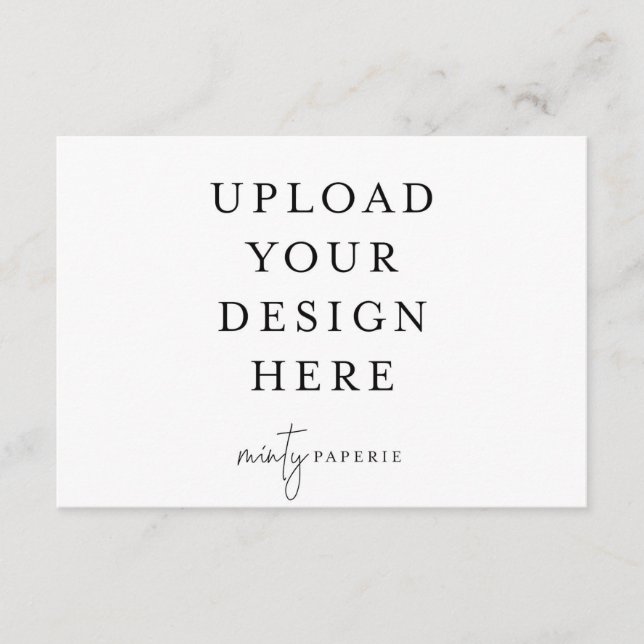 3,5 x 5-tums visitkort - liggande tilläggskort (Framsida)