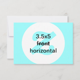 3,5 x 5 vågrät inbjudan