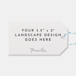 3,5x2" Horisontell landskapspresentfavorit-mall Presentetikett