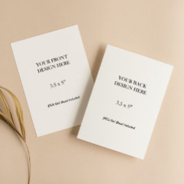 3.5x5" Double Sided Card Printing OSA Kort