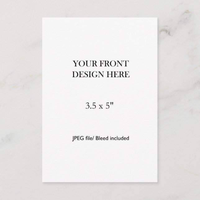 3.5x5" Double Sided Card Printing OSA Kort (Framsida)