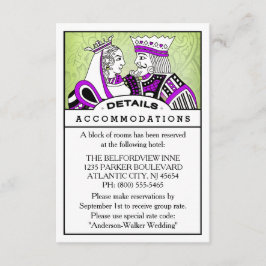 3.5x5-informationskort - Kung och drottning Tilläggskort