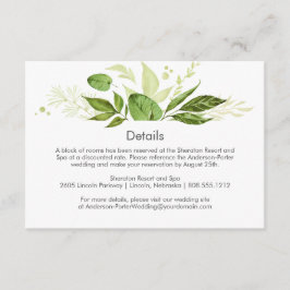 3.5x5 Kort för botaniskt grönt djurutrymme