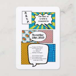 3,5x5 R.S.V.P. Kort Seriebok Popkonstpar