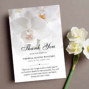 3,5x5 Tack Orchid Funeral Photo Sympathy