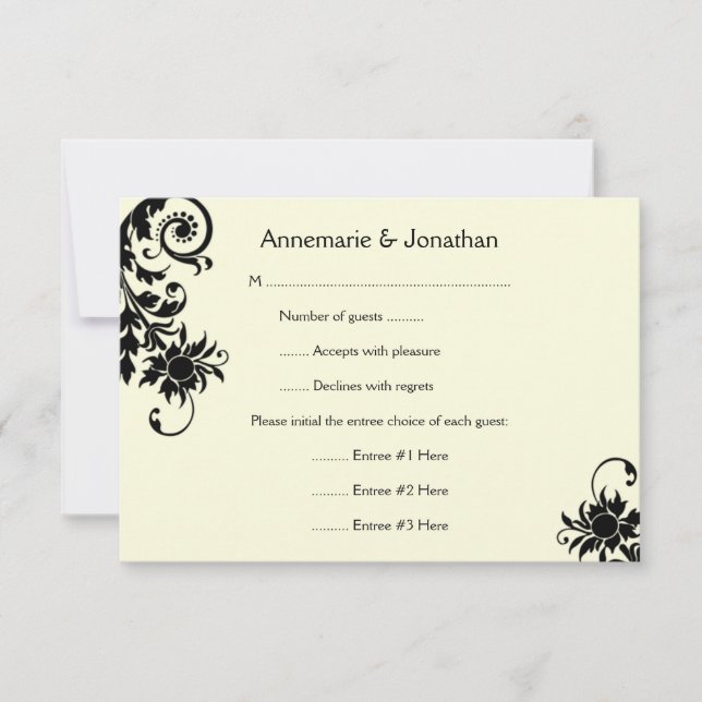 3.5x5 Vintage Black Ivory OSA (Framsida)