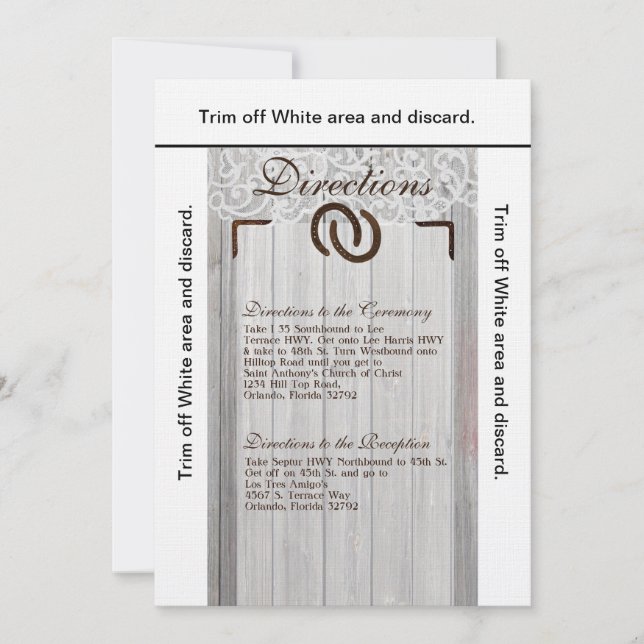 3.5x6 Vridkortstussskor Inbjudningar (Framsida)