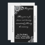 3.5x7 Mottagningskort Diamond Jewelry Necklace Bra Inbjudningar<br><div class="desc">Den här 3.5x7-sidiga mottagningskortsinmatningen är perfekt för ett par till ställe i bröllopsinbjudningarna för att mottagarna ska få mottagningsinformation. Dessa är designade för att passa in i mapparna för att skapa en inbjudan med lager. Dessa gör kom med vita standardkuvert, men du kan bara kassera dem eftersom dina gäster inte...</div>