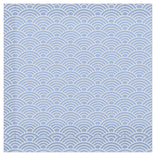 3,75-tums Blue Segaiha Japanska Baby-blocksidor Tyg (Närbild)