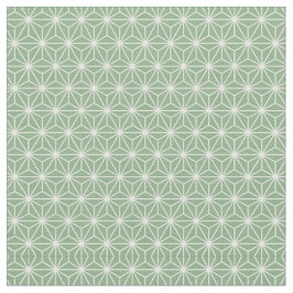 3,75-tums Grönt Asanoha Japanska Baby-blocksidor Tyg