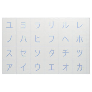 3,75-tums Katakana Baby Blocks Ansikte Blue Segaih Tyg