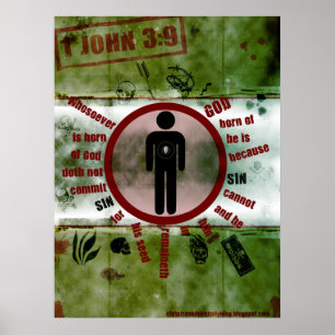 3:9 1John kan inte synda Poster