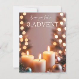 3. Advent Julkort