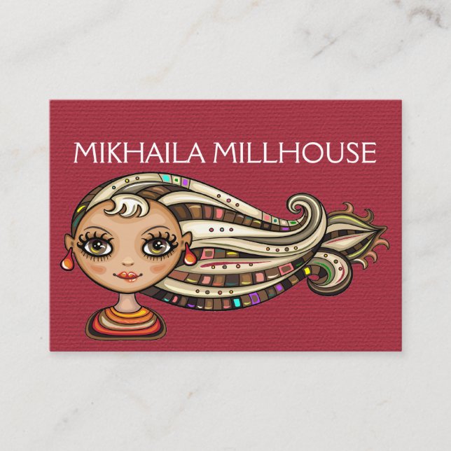 3 Affärskort Version - Society Diva Visitkort (Framsida)