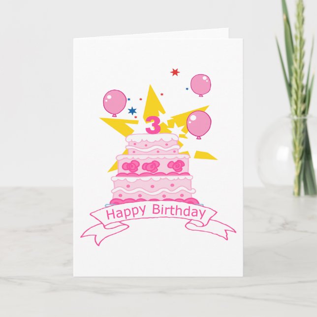 3 Ålderskaka Kort (Framsida)