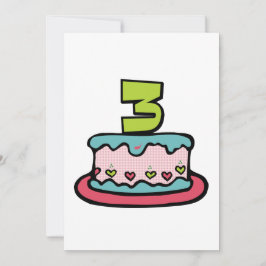 3 Ålderskaka Kort