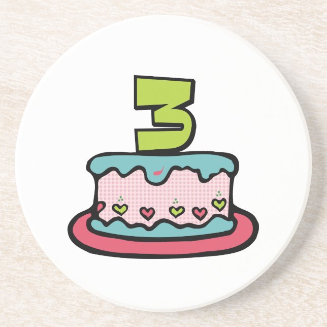 3 Ålderskaka Underlägg Sandsten (Framsidan)