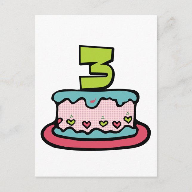 3 Ålderskaka Vykort (Framsida)