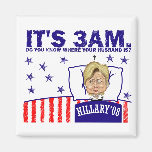 3-AM-HILLARY Magnet (Framsidan)
