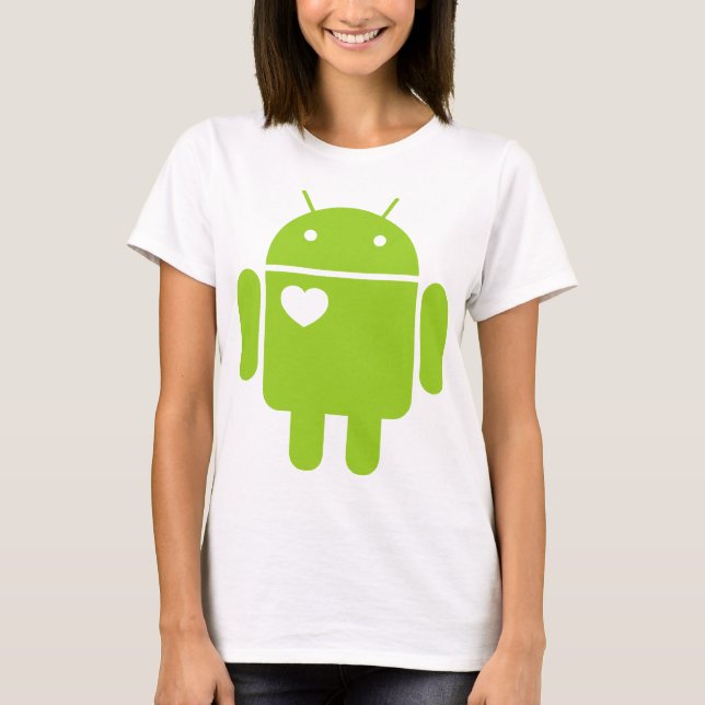 <3 Android T-shirt (Framsida)