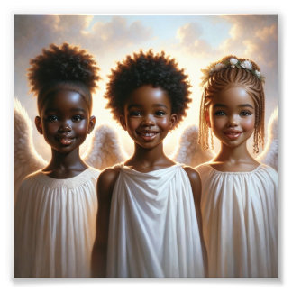 3 Angel Kidz Premium Satin Photo Papper Fototryck