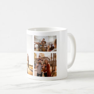 3 Anpassningsbars fotokollage-Personlig Kaffemugg
