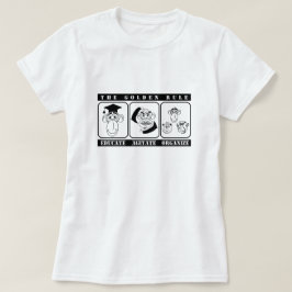3 apor Uppmuntra Retorsera Organisera T Shirt