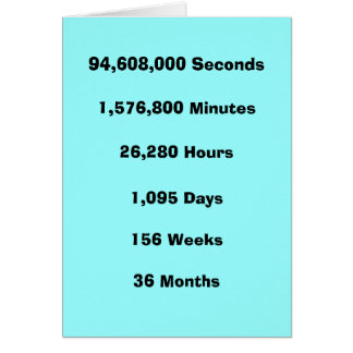 3 år any långt dig skiva det hälsningskort