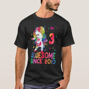 3 år gamla flickor Fantastisk sedan 2020 Cute Unic T Shirt