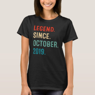 3 år gammal förklaring sedan oktober 2019 3:e föde t shirt