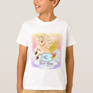 3-åriga födelsedag Unicorn t-shirts