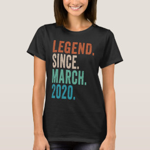 3 års ålder sedan mars 2020 t shirt