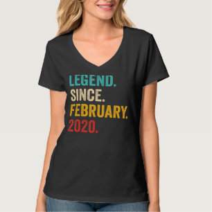 3 års gammal gåva 3:e födelsedagslegend sedan feb t shirt