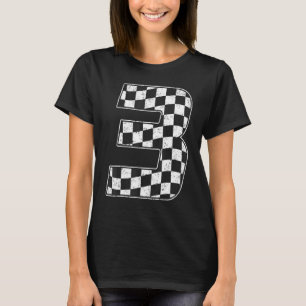 3 års gammal Pit-besättning 3:e födelsedag Tävla T Shirt