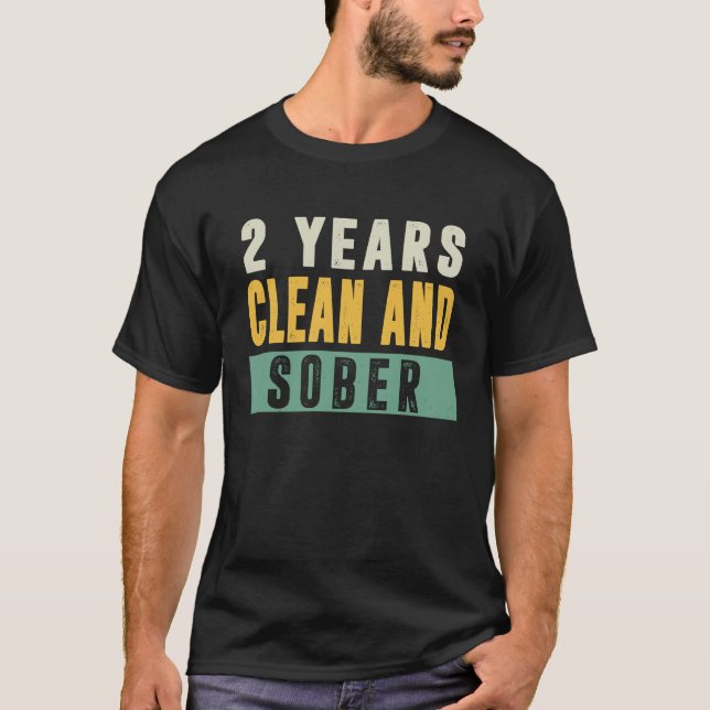 3 års säkerhetstillval för rengöring och sober Rec T Shirt (Framsida)