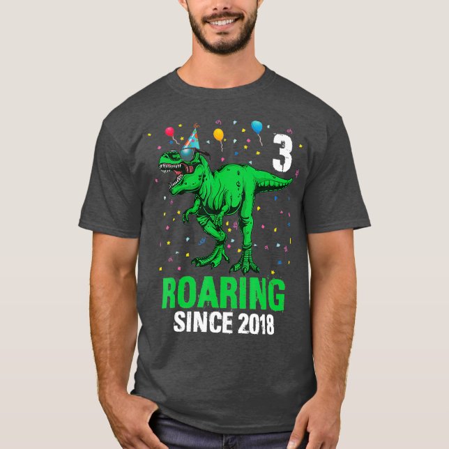 3 års Småbarn Dinosaur Tee (Framsida)