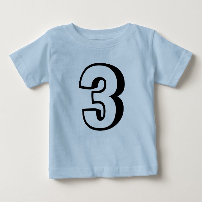 3-årsdag 3 Småbarn T-shirts (Framsida)
