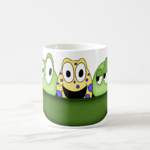 3 ärtor i en pod kaffemugg