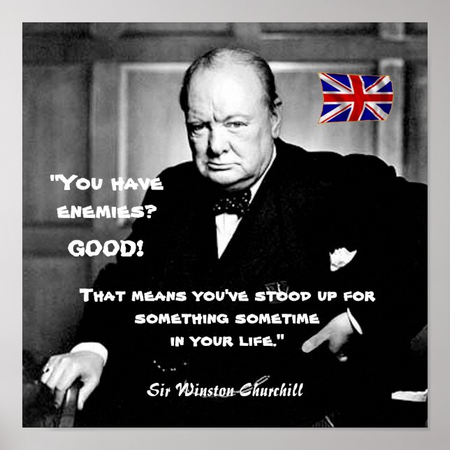 #3 - "Att ha fiender" Poster (Framsidan)