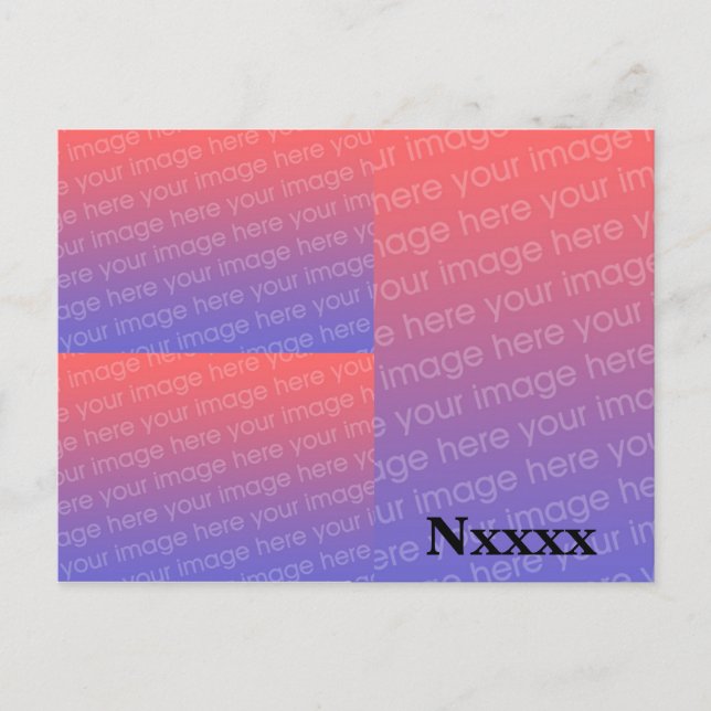 3 avbilda amatören radiosände QSL-kortmallen Vykort (Framsida)