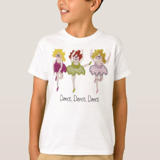 3 balettdansörer tee shirt
