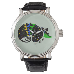 3- banderoll ARMADILLO-Wildlife - Brasilien - Natu Armbandsur