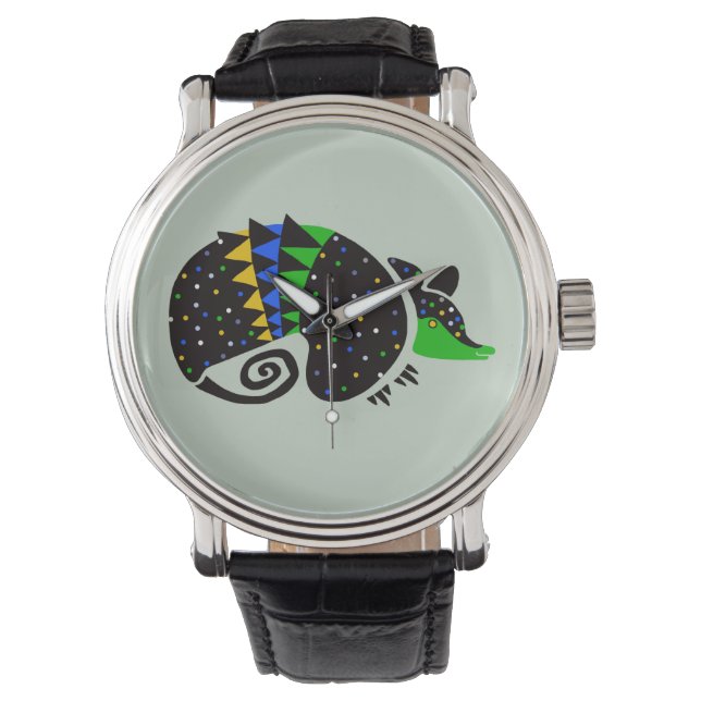 3- banderoll ARMADILLO-Wildlife - Brasilien - Natu Armbandsur (Framsida)