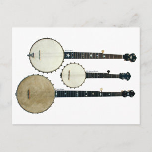 3 Banjos vykort