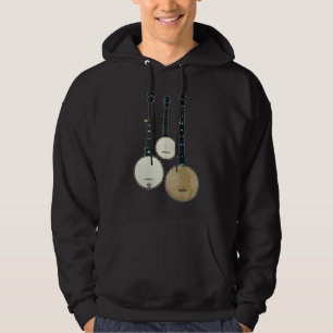 3 Banjosmanar mörka Hoodie