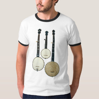 3 Banjosmanar T-tröja för Ringer Tee Shirt